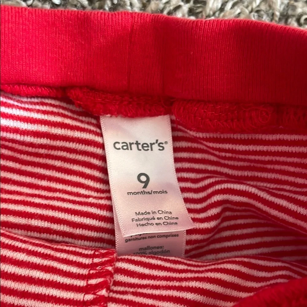 Carter's Red and Striped Kids Bottoms